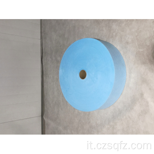 100% PP25GSM panno maschera blu e bianco